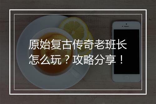 原始复古传奇老班长怎么玩？攻略分享！