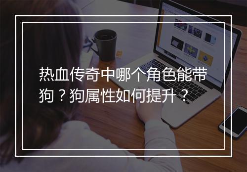 热血传奇中哪个角色能带狗？狗属性如何提升？