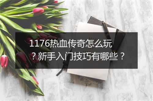 1176热血传奇怎么玩？新手入门技巧有哪些？