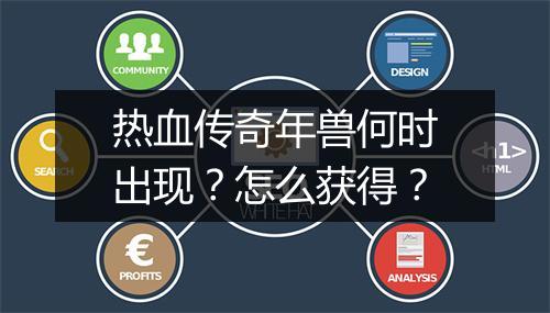 热血传奇年兽何时出现？怎么获得？