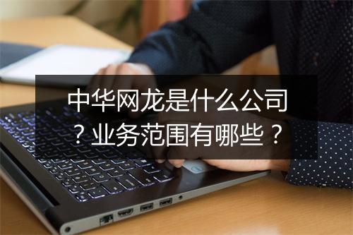 中华网龙是什么公司？业务范围有哪些？