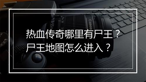 热血传奇哪里有尸王？尸王地图怎么进入？