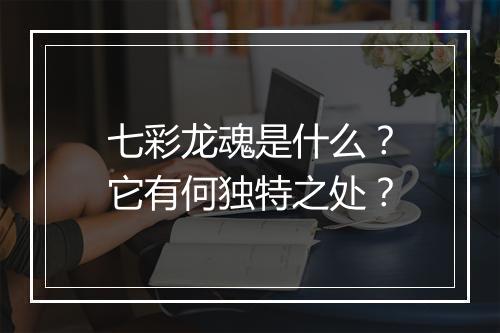 七彩龙魂是什么？它有何独特之处？