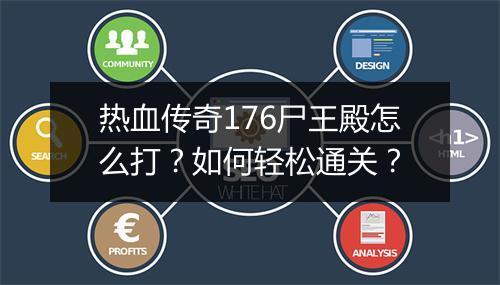 热血传奇176尸王殿怎么打？如何轻松通关？