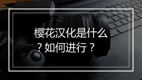 樱花汉化是什么？如何进行？