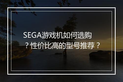 SEGA游戏机如何选购？性价比高的型号推荐？