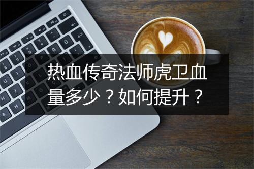 热血传奇法师虎卫血量多少？如何提升？