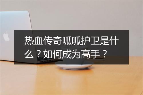 热血传奇呱呱护卫是什么？如何成为高手？