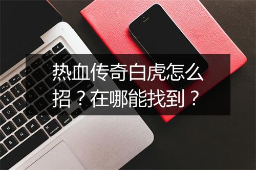 热血传奇白虎怎么招？在哪能找到？