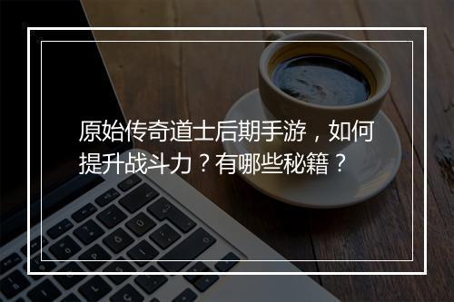原始传奇道士后期手游，如何提升战斗力？有哪些秘籍？