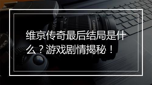 维京传奇最后结局是什么？游戏剧情揭秘！