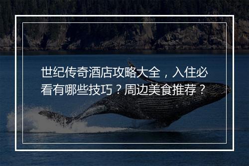 世纪传奇酒店攻略大全，入住必看有哪些技巧？周边美食推荐？