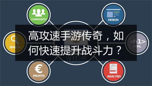 高攻速手游传奇，如何快速提升战斗力？