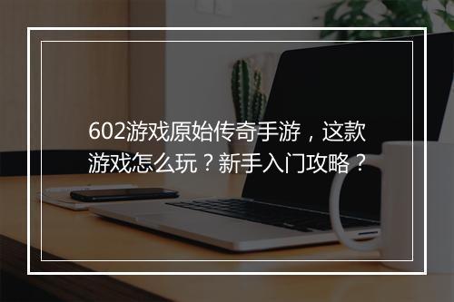 602游戏原始传奇手游，这款游戏怎么玩？新手入门攻略？