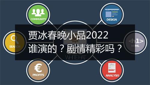 贾冰春晚小品2022谁演的？剧情精彩吗？