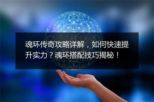 魂环传奇攻略详解，如何快速提升实力？魂环搭配技巧揭秘！