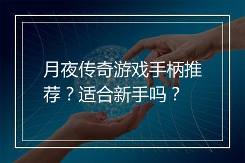 月夜传奇游戏手柄推荐？适合新手吗？