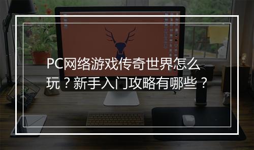 PC网络游戏传奇世界怎么玩？新手入门攻略有哪些？