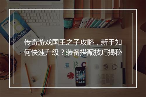 传奇游戏国王之子攻略，新手如何快速升级？装备搭配技巧揭秘
