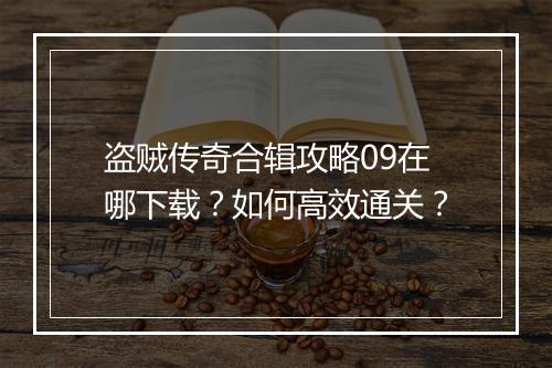 盗贼传奇合辑攻略09在哪下载？如何高效通关？