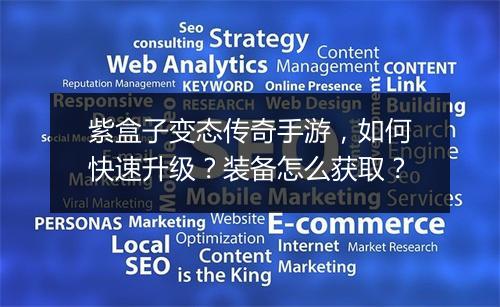 紫盒子变态传奇手游，如何快速升级？装备怎么获取？