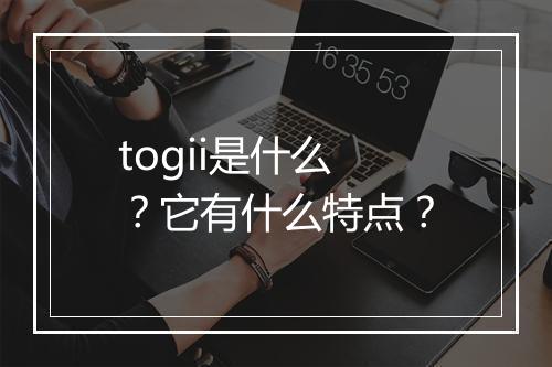 togii是什么？它有什么特点？