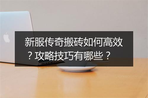 新服传奇搬砖如何高效？攻略技巧有哪些？