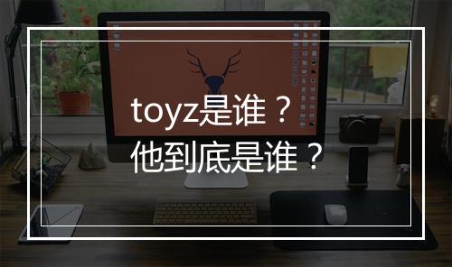 toyz是谁？他到底是谁？