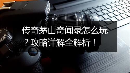 传奇茅山奇闻录怎么玩？攻略详解全解析！