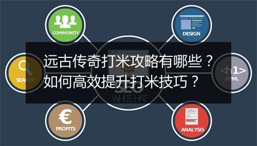远古传奇打米攻略有哪些？如何高效提升打米技巧？