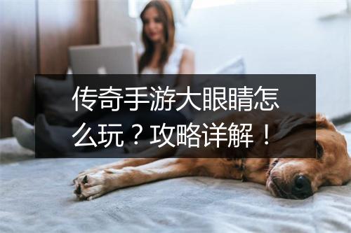 传奇手游大眼睛怎么玩？攻略详解！