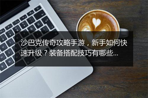 沙巴克传奇攻略手游，新手如何快速升级？装备搭配技巧有哪些？