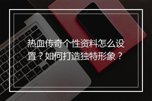 热血传奇个性资料怎么设置？如何打造独特形象？