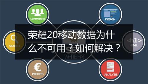 荣耀20移动数据为什么不可用？如何解决？