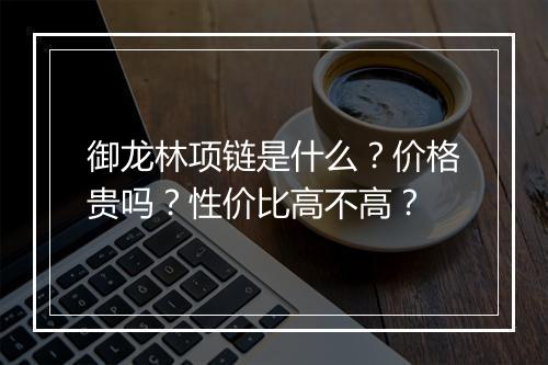 御龙林项链是什么？价格贵吗？性价比高不高？