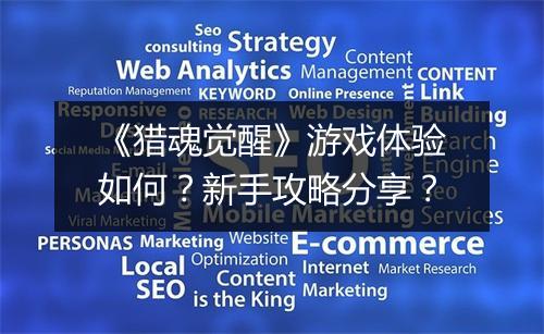 《猎魂觉醒》游戏体验如何？新手攻略分享？