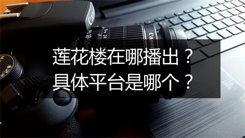 莲花楼在哪播出？具体平台是哪个？
