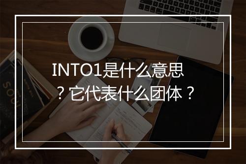 INTO1是什么意思？它代表什么团体？