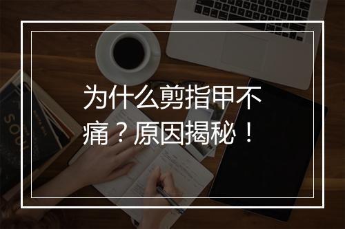 为什么剪指甲不痛？原因揭秘！