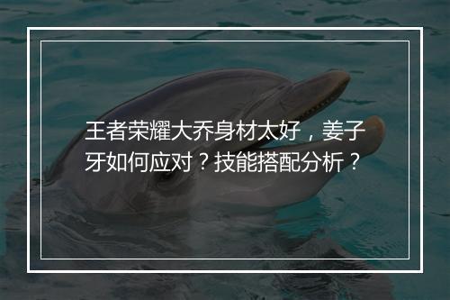 王者荣耀大乔身材太好，姜子牙如何应对？技能搭配分析？