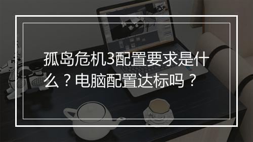 孤岛危机3配置要求是什么？电脑配置达标吗？
