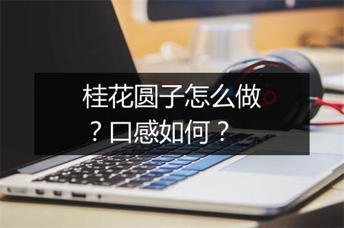 桂花圆子怎么做？口感如何？