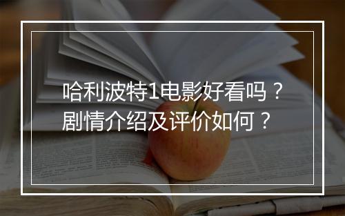 哈利波特1电影好看吗？剧情介绍及评价如何？