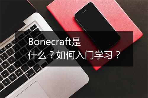 Bonecraft是什么？如何入门学习？