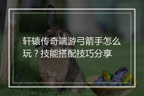 轩辕传奇端游弓箭手怎么玩？技能搭配技巧分享