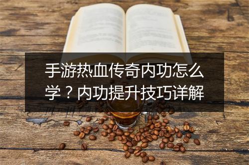 手游热血传奇内功怎么学？内功提升技巧详解