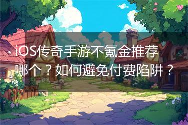 iOS传奇手游不氪金推荐哪个？如何避免付费陷阱？