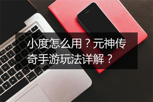 小度怎么用？元神传奇手游玩法详解？