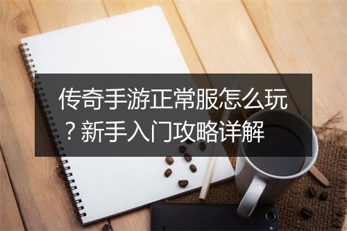 传奇手游正常服怎么玩？新手入门攻略详解