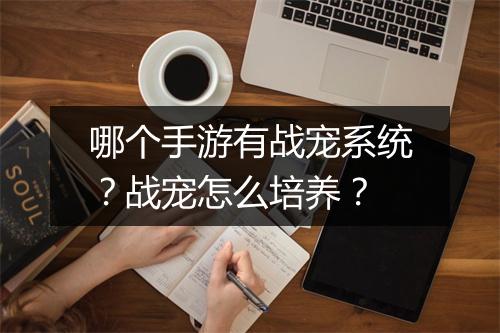 哪个手游有战宠系统？战宠怎么培养？